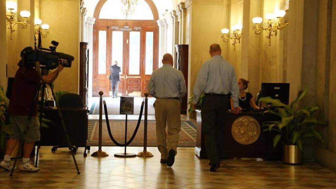 The bill to remove the Confederate flag from the South Carolina State House grounds was on its way for Governor Nikki Haley to sign July 9, 2015.