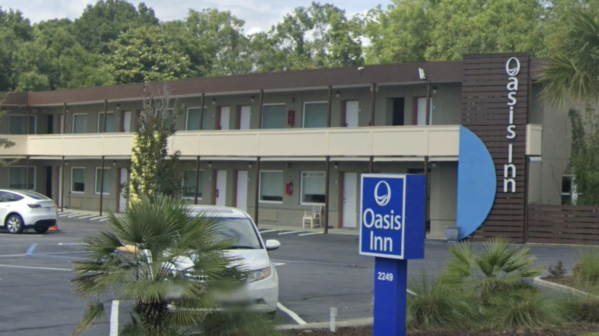 A 39-year-old Beaufort man was struck and killed by gunfire late Tuesday night at the Oasis Inn.
