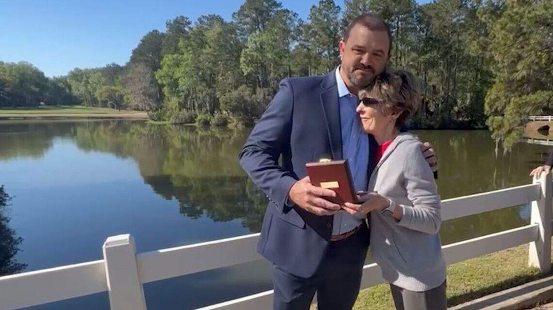 ‘A hero.’ Okatie man receives prestigious award for saving neighbor from alligator attack