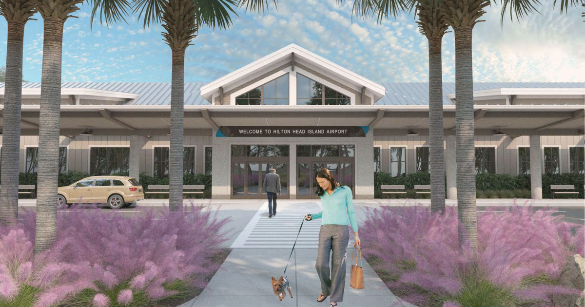 One of the new Hilton Head Airport terminal expansion renderings.