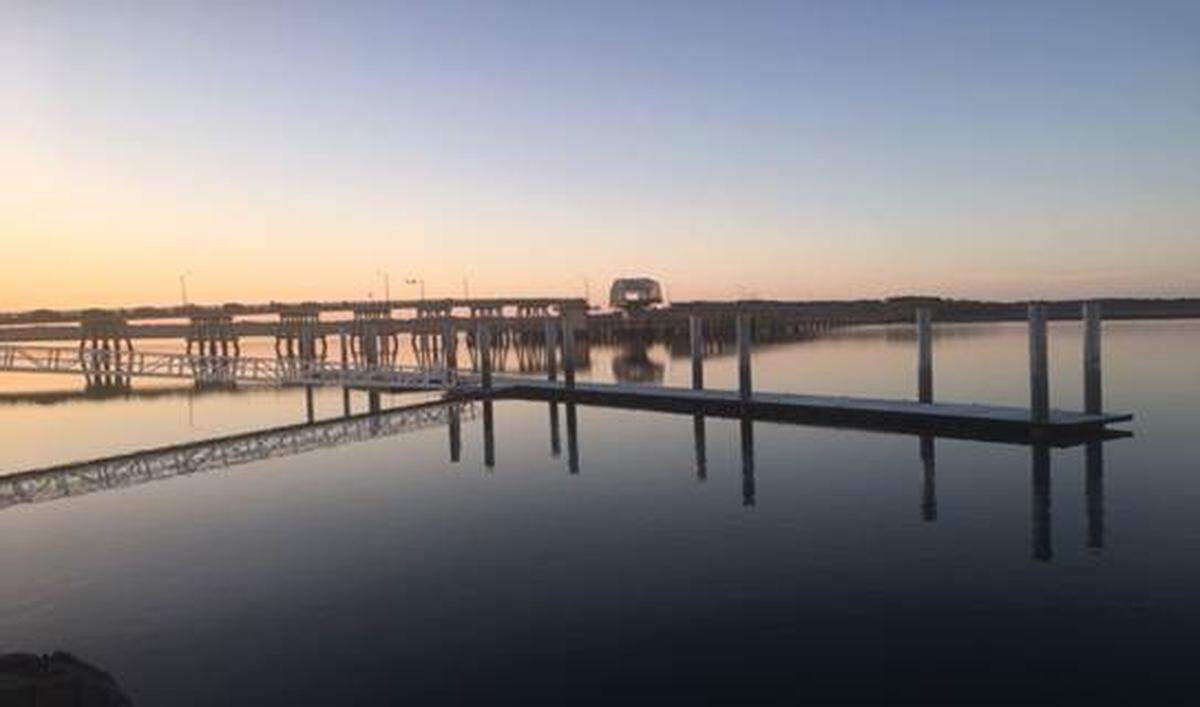 A new 200-foot dock off of Henry C. Chambers Waterfront Park in Beaufort opened Friday, May 4, 2018.
