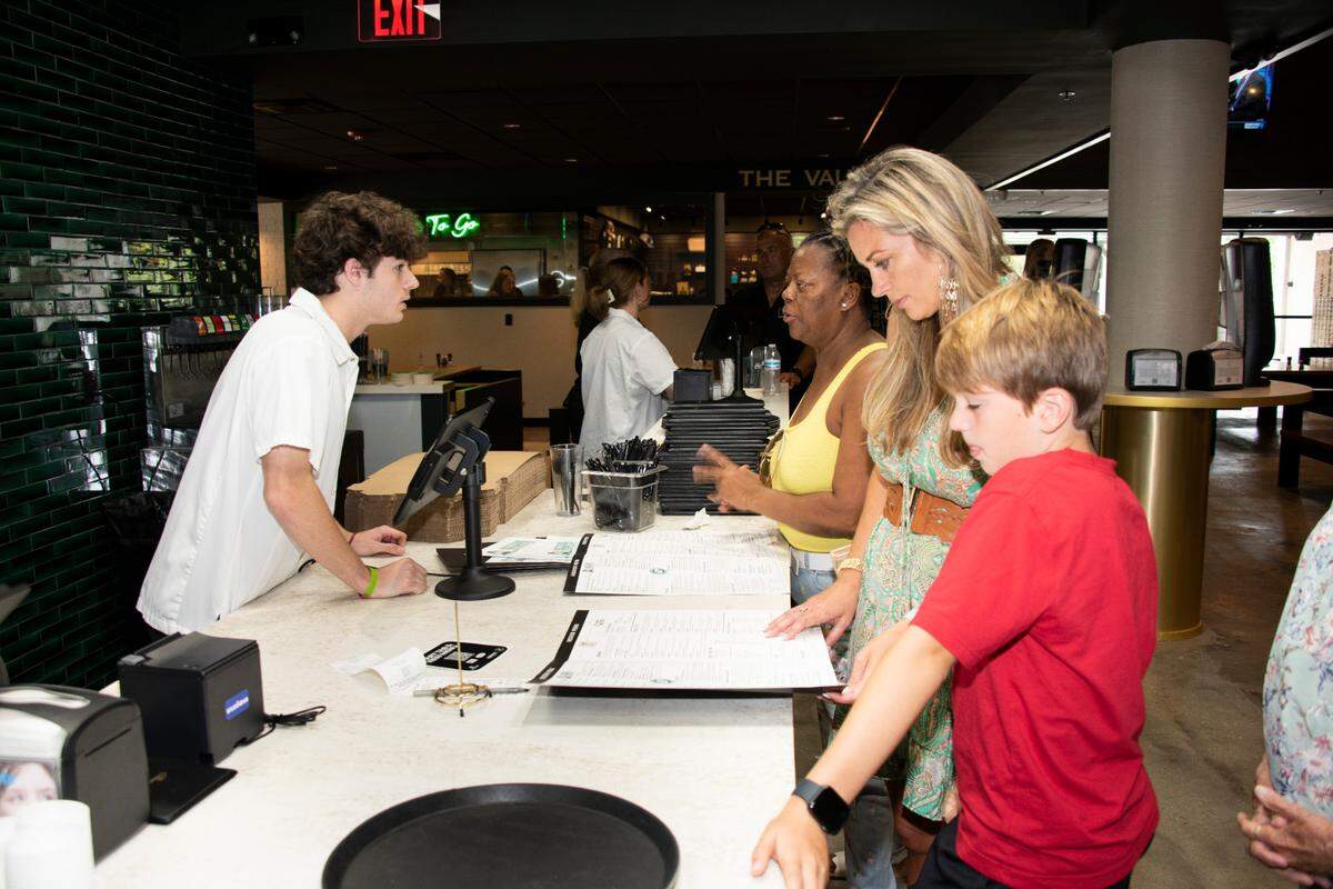 The Bank’s first guests enjoyed a variety of dining options opening day, June 6, 2023.