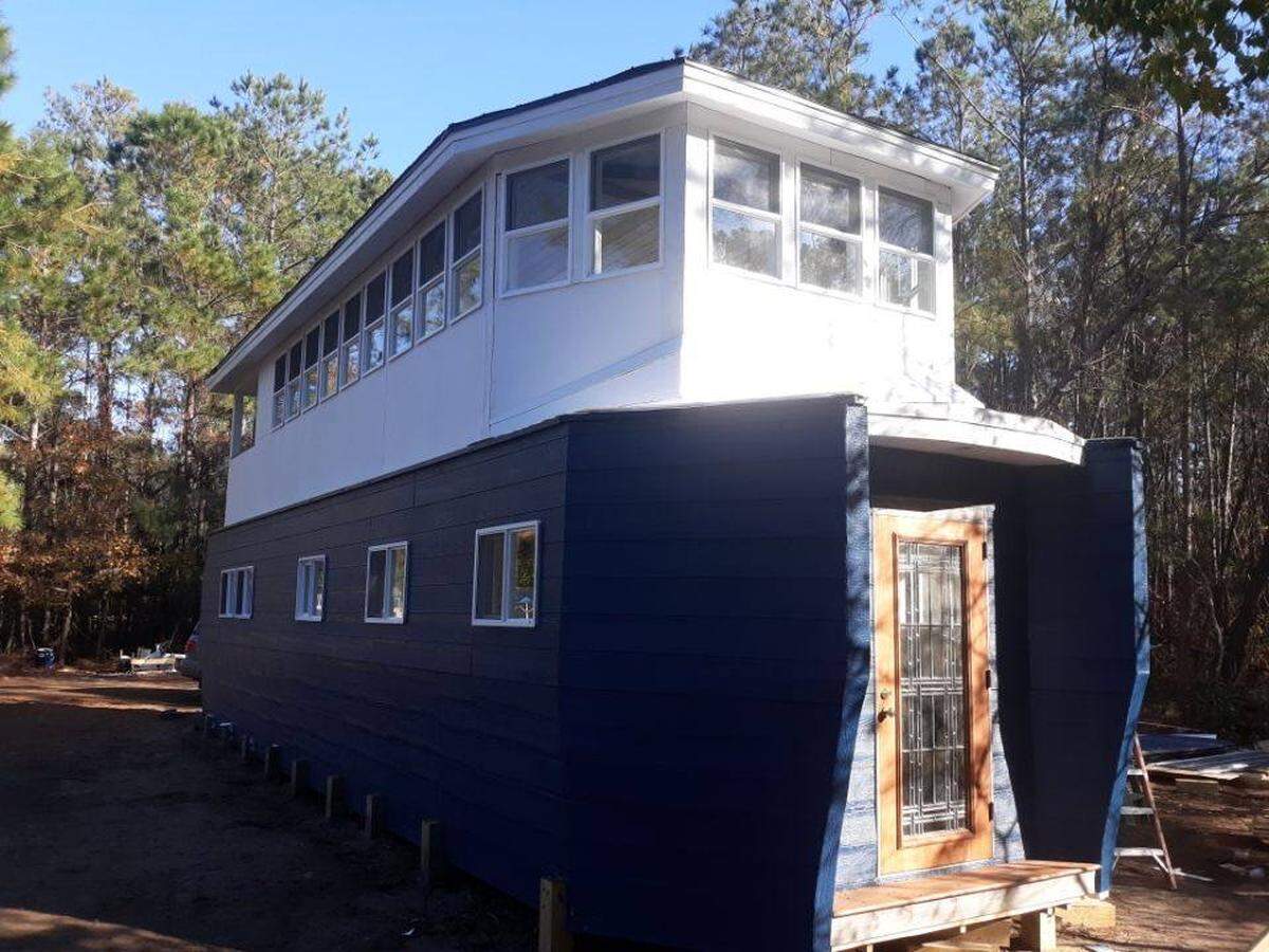 The building of this “Carolina Catamaran” is an episode of Discovery channel’s “Building Off the Grid.”