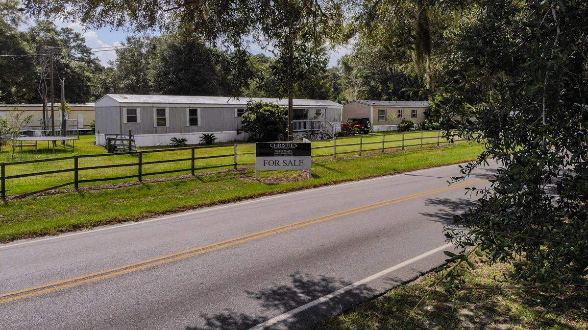 This mobile home park on Burnt Church Road known as Graves Trailer Park photographed on Sept. 21, 2023, is listed for sale for $3.5 million in Old Town Bluffton.