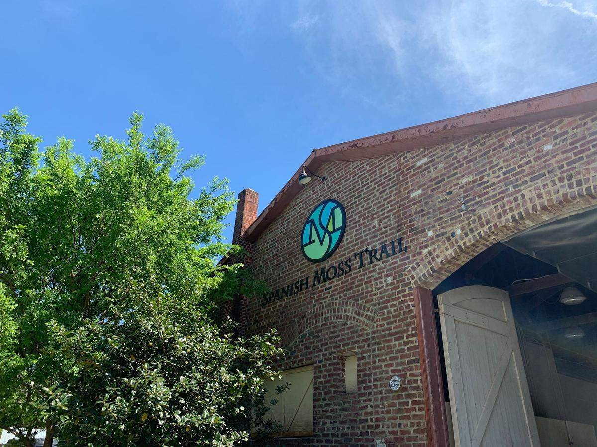 A building along the Spanish Moss Trail in Beaufort.
