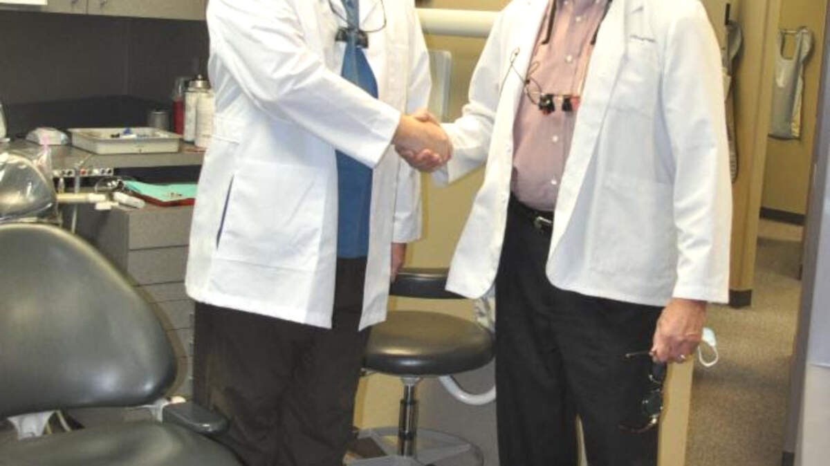 Pictured are Dr. Michael Langehans, left, and Dr. Chuck Ingle.