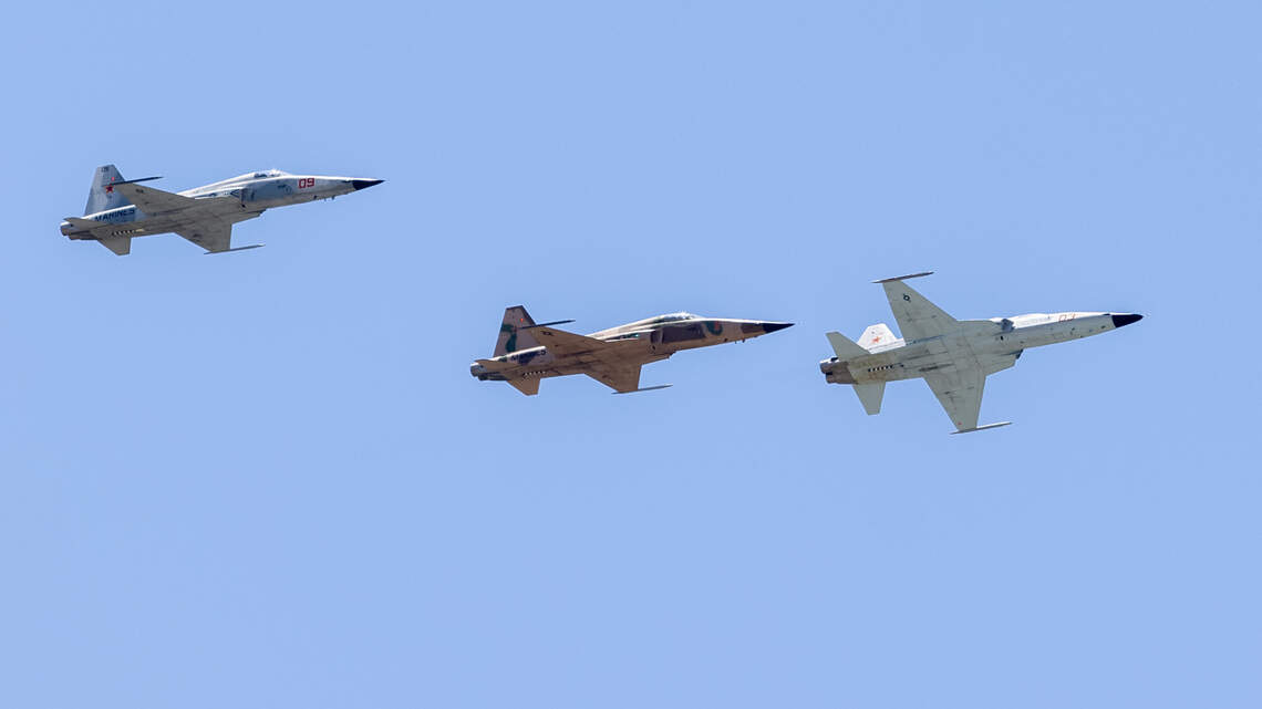 F-5 fighter jets of ‘Top Gun’ fame arrive in Beaufort. Will train pilots ‘for next fight’