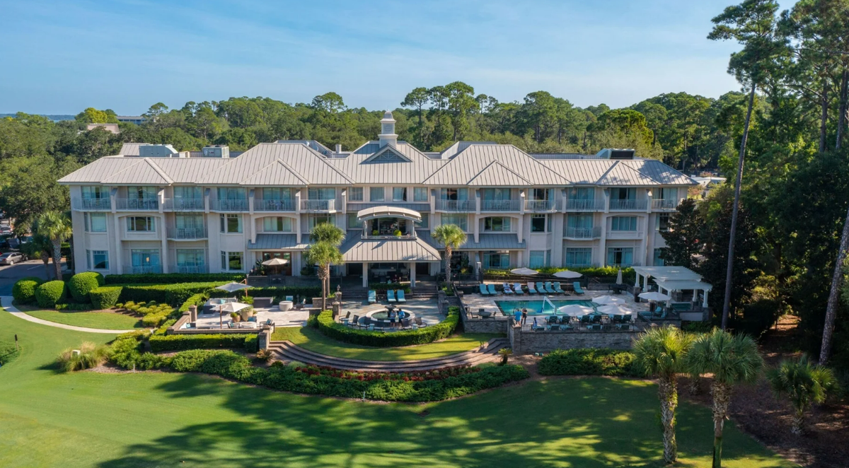 The Inn & Club at Harbour Town is part of the Sea Pines Resort, a high-end vacation spot and golf club on the south end of Hilton Head Island.