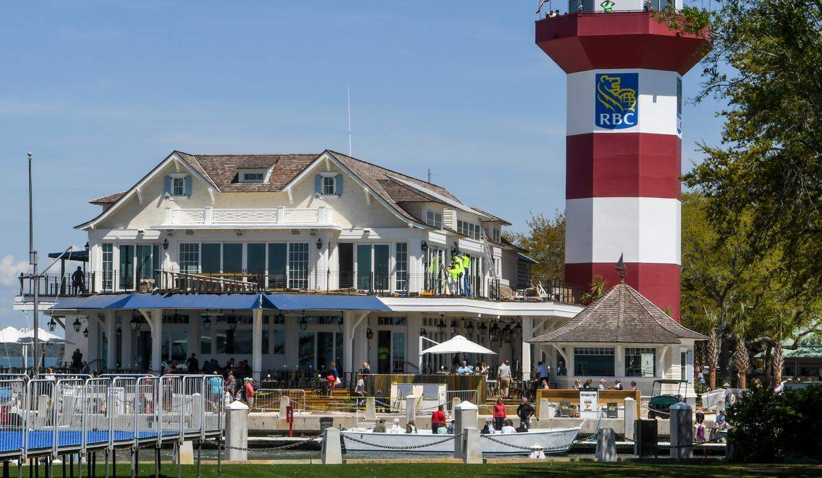 The exterior of Quarterdeck restaurant at Harbour Town Yacht Basin with its neighbor the Harbour Town Lighthouse is pictured on Monday, April 4, 2022. The restaurant, located in Sea Pines on Hilton Head Island, is expected to open Wednesday.