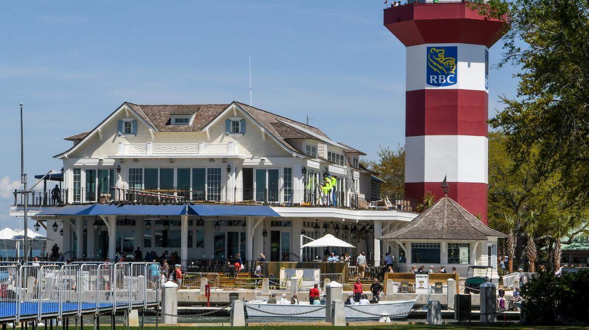 If you’ve seen yellow vests and hard hats around Sea Pines lately, you may be curious what’s going on. File photo: The exterior of Quarterdeck restaurant at Harbour Town Yacht Basin with its neighbor the Harbour Town Lighthouse is pictured on Monday, April 4, 2022. 