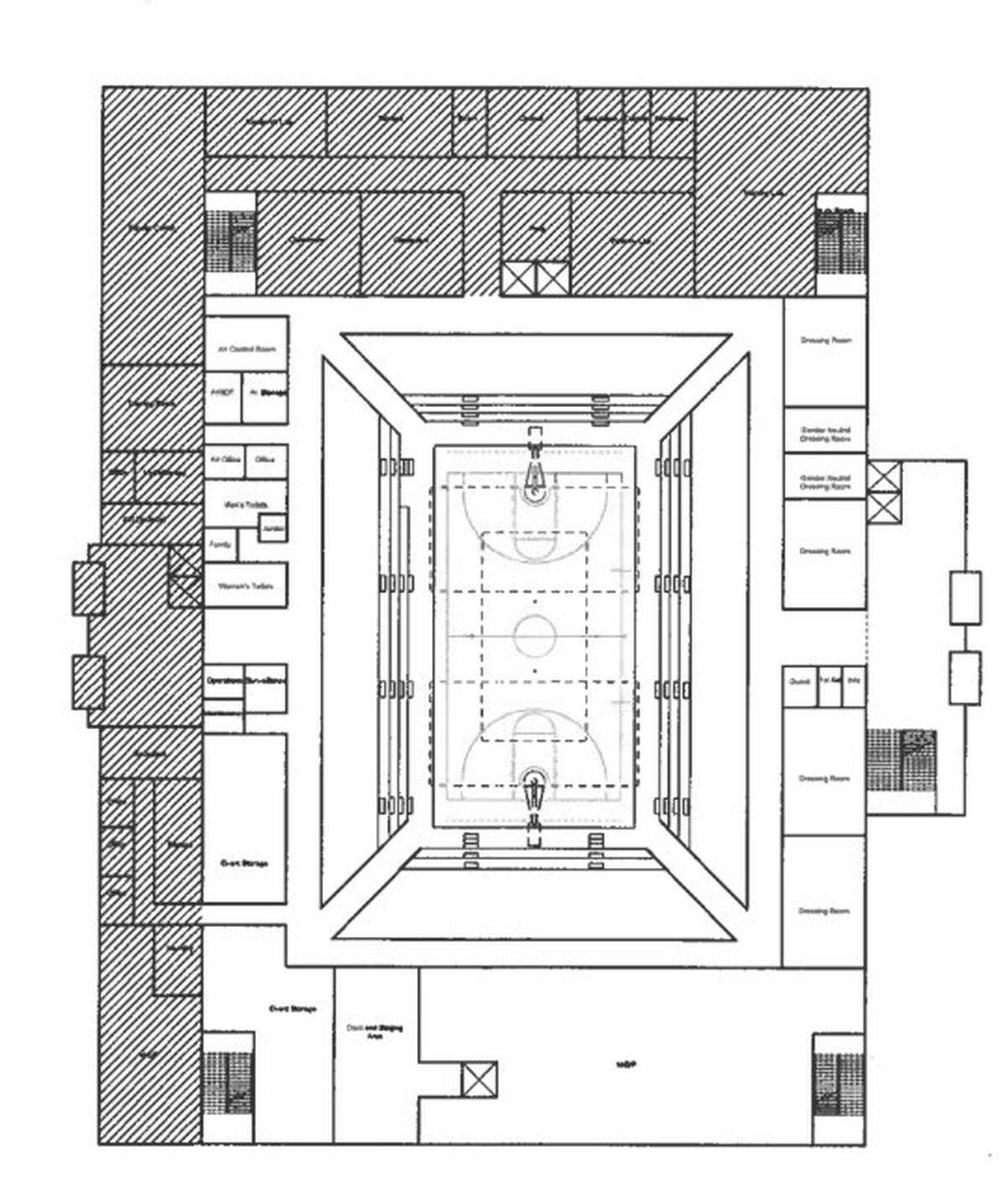 Plans for a proposed $70 million convocation center at the University of South Carolina-Beaufort.