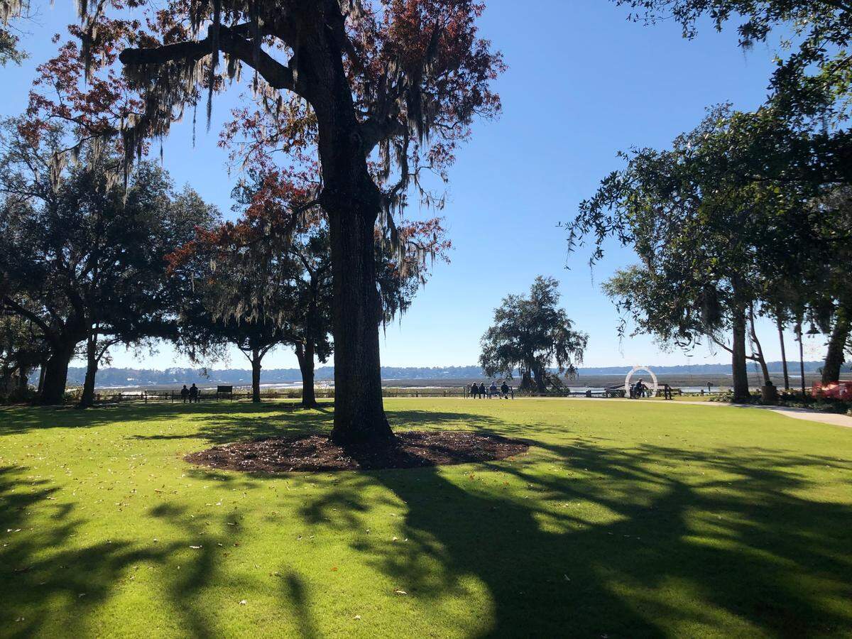 A view of the new Wright Family Park in Old Town Bluffton on Dec. 11, 2020.