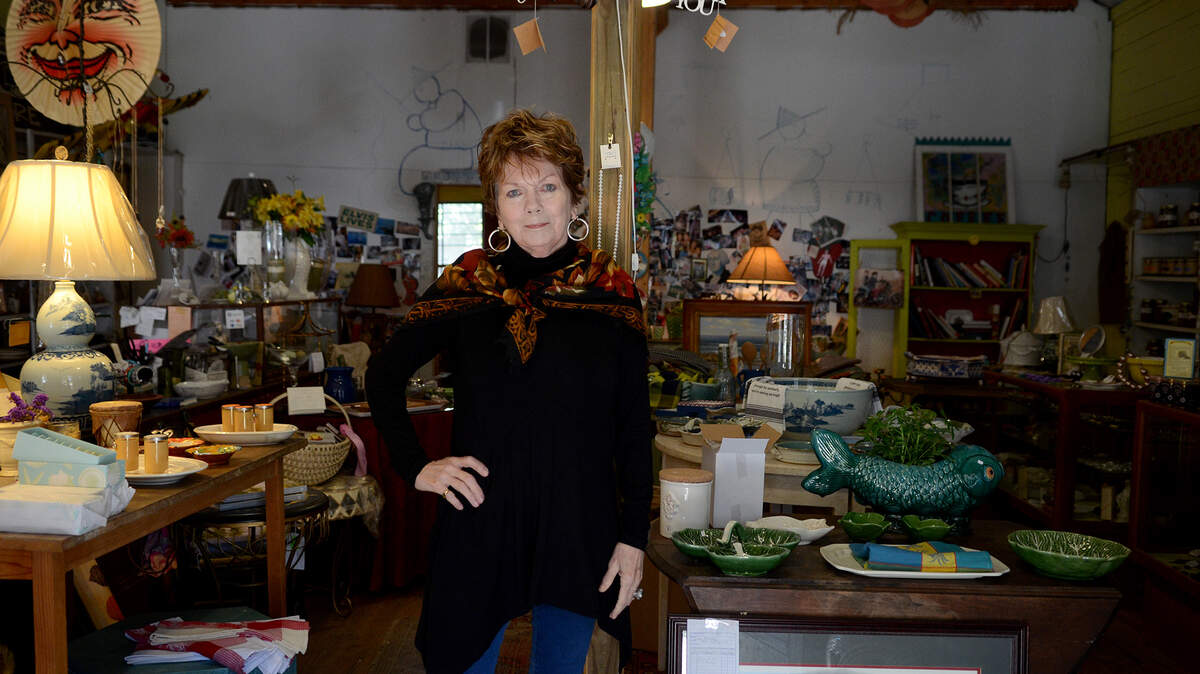 Babbie Guscio, owner of The Store, stands for a portrait in her store Oct. 21, 2015, on Calhoun Street in Old Town Bluffton.