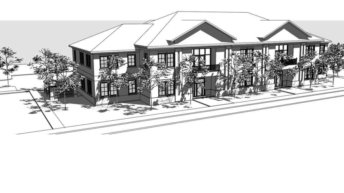View of the proposed new, two-story medical office building for Retina Consultants. The building would have more than 14,0000-square-feet of office space and would be built along Ribaut Road.