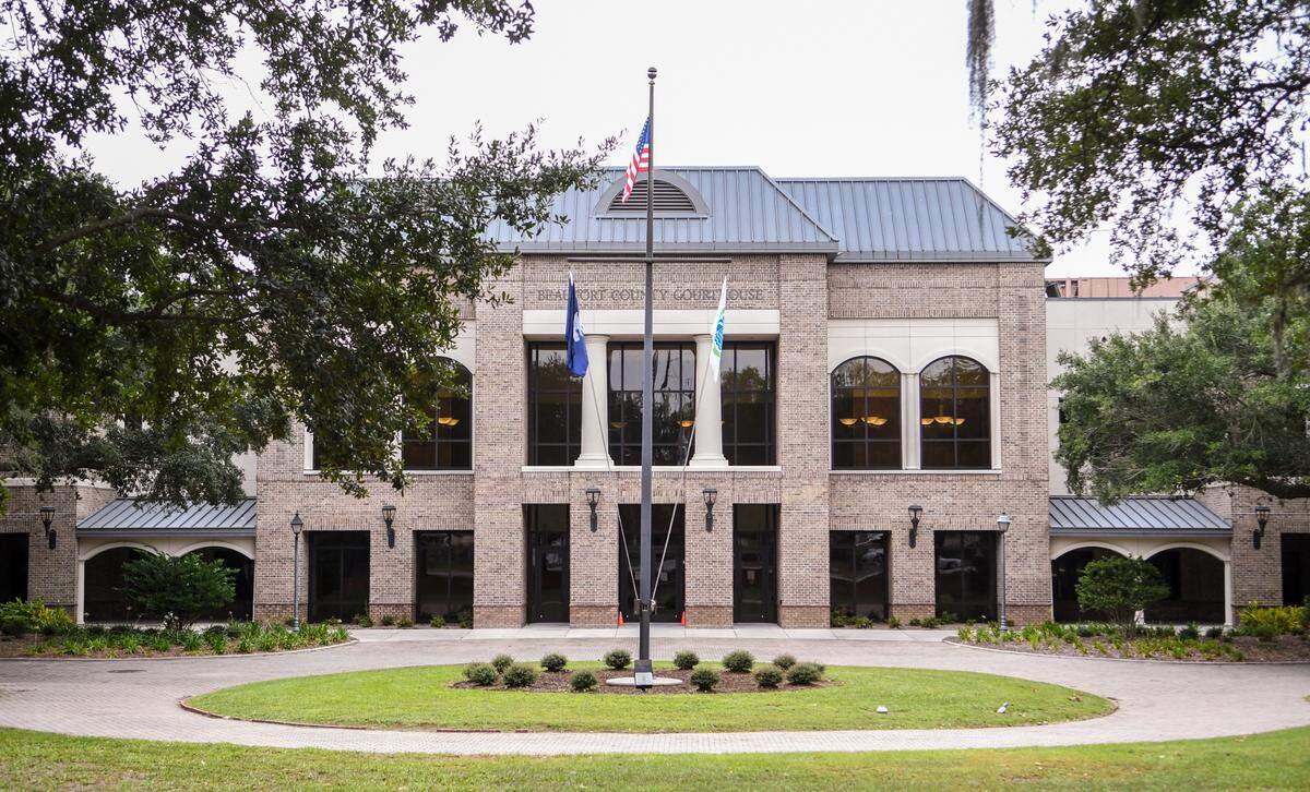 The Beaufort County Courthouse as seen on Wednesday, Sept. 16, 2020.