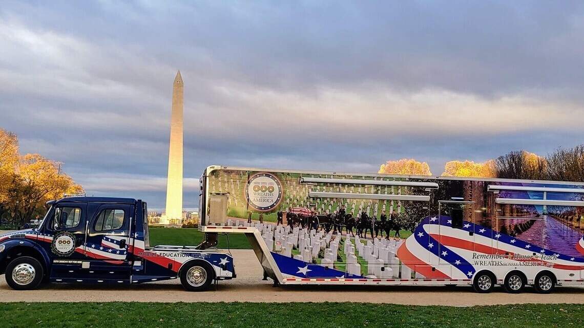 48-foot-long mobile veterans museum travels the nation. It will be in Beaufort Monday
