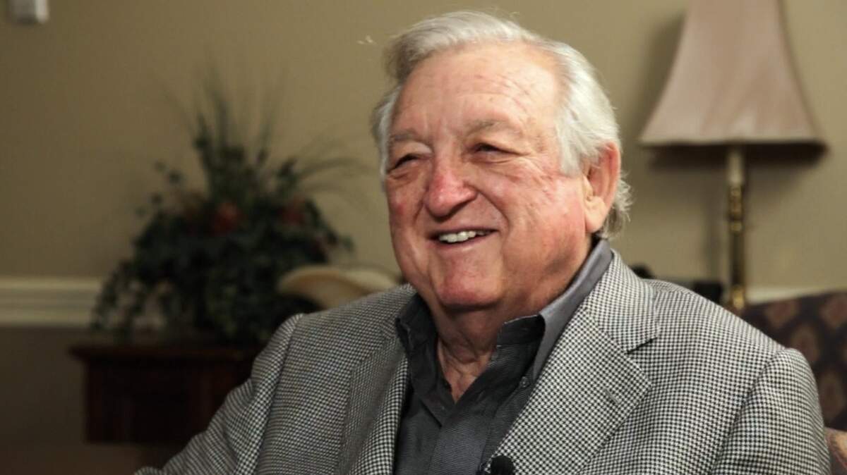 Screen grab from video of Millard Vaughn Oakley being interviewed on PBS in Tennessee in 2017.