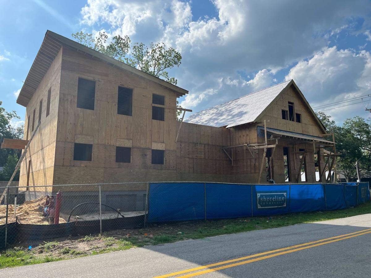 Construction site of the soon-to-be new Greenhouse restaurant and speakeasy on May River Road in Old Town Bluffton. May 20, 2025