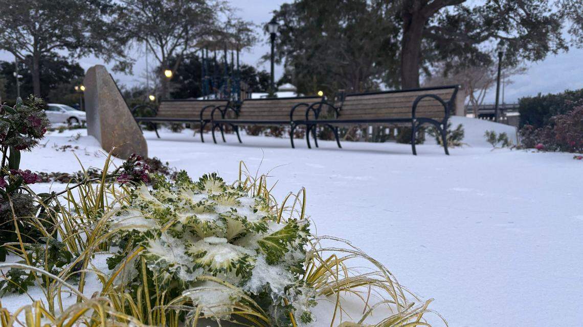 Snow hits SC. What Beaufort & Jasper schools, restaurants, government offices are closed