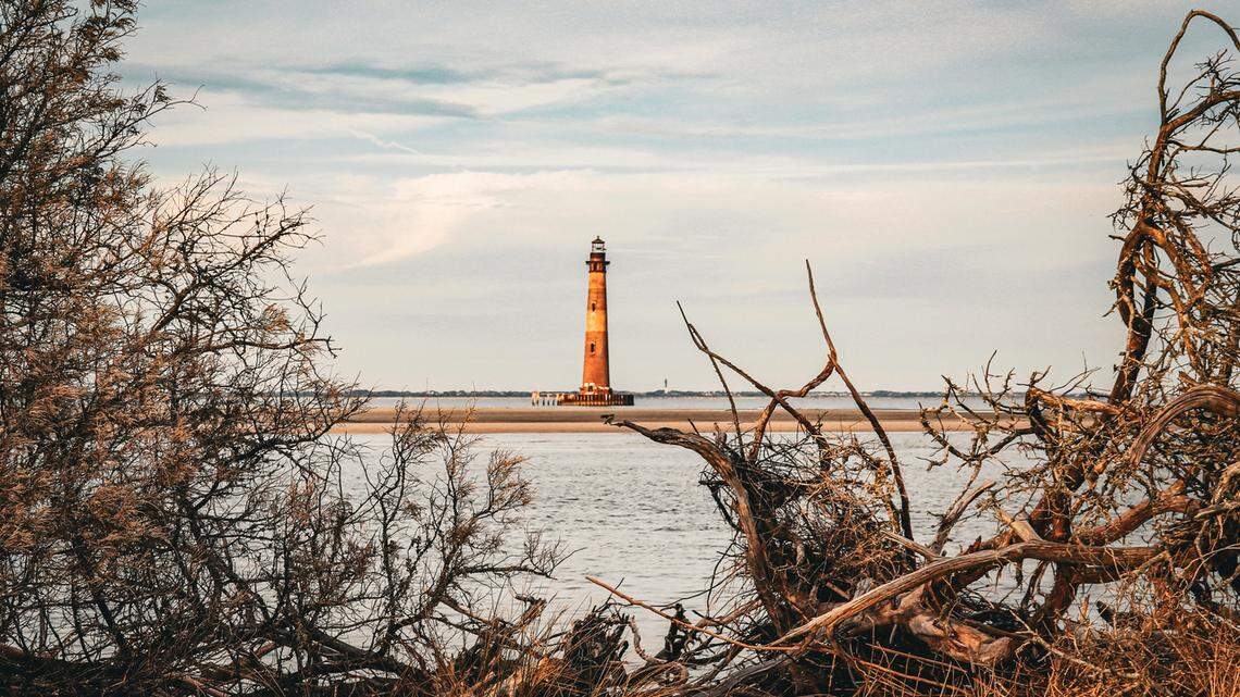 History and romance: Morris Island Lighthouse best viewed from Folly Beach’s boneyard