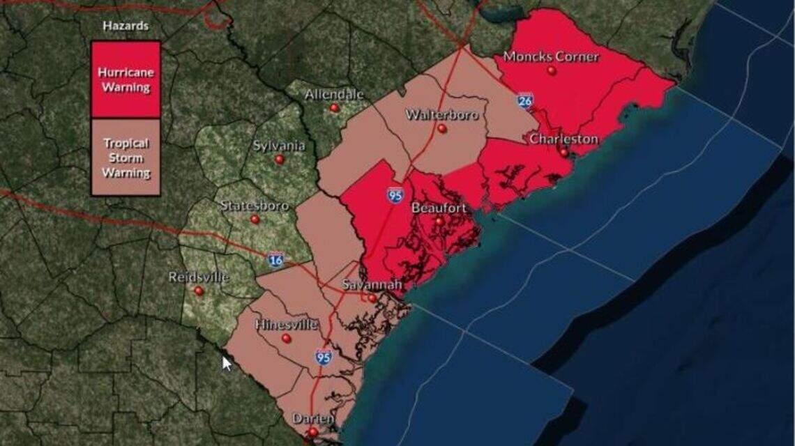Hurricane and storm surge warnings issued for Beaufort Co. as Dorian moves north