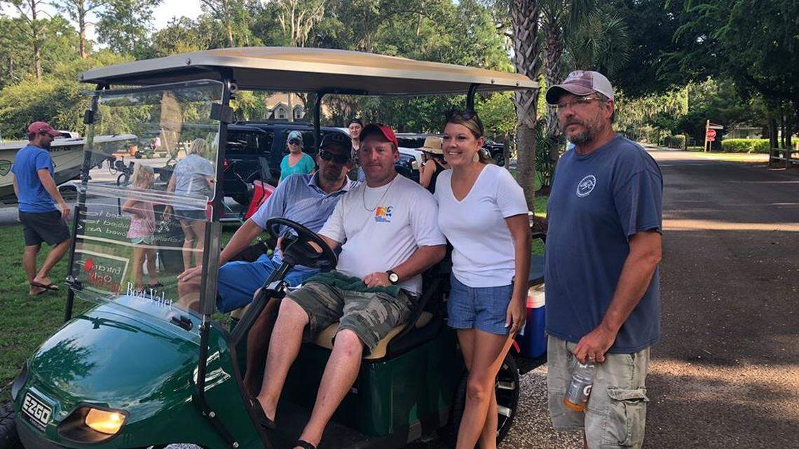 ‘This is Jeffrey, this is Bluffton’: Boaters give ramp volunteer personalized golf cart