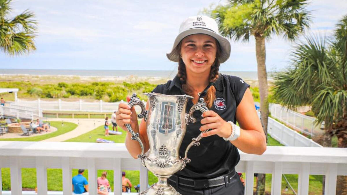 Sophia Burnett won the 2023 Women’s South Carolina Association Golf Association Amateur championship.