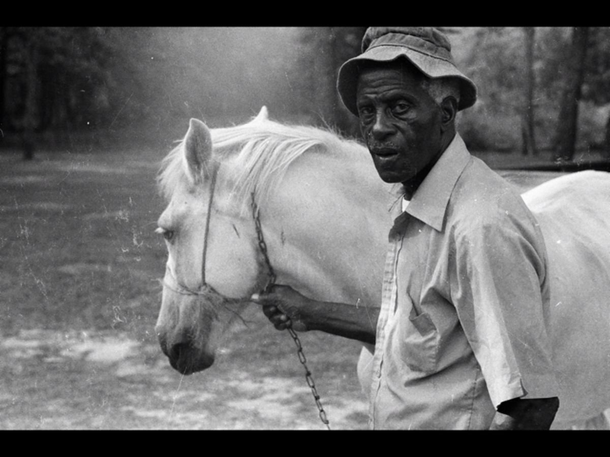 Andy Tate took this photograph of Rufus Daniel Mitchell of Sheldon in 1976. The image, which went undeveloped for 30 years, is central to a knew exhibit, Ancestor of the Land, that premiers in Beaufort Thursday.
