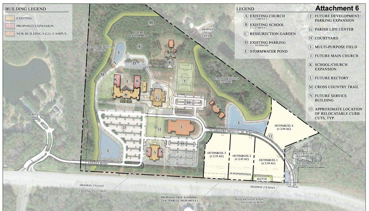 St. Gregory the Great’s plans to annex into the town of Bluffton.