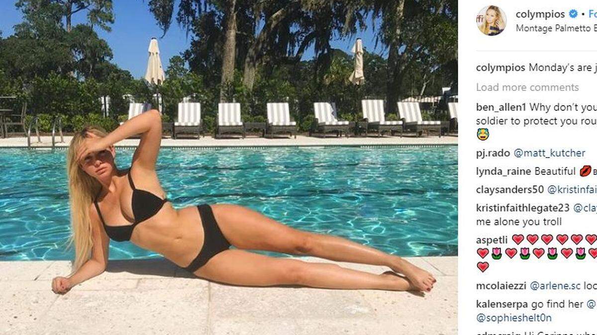 Corinne Olympios, formerly of “The Bachelor,” posted several photos on Instagram over the weekend from Montage Palmetto Bluff.