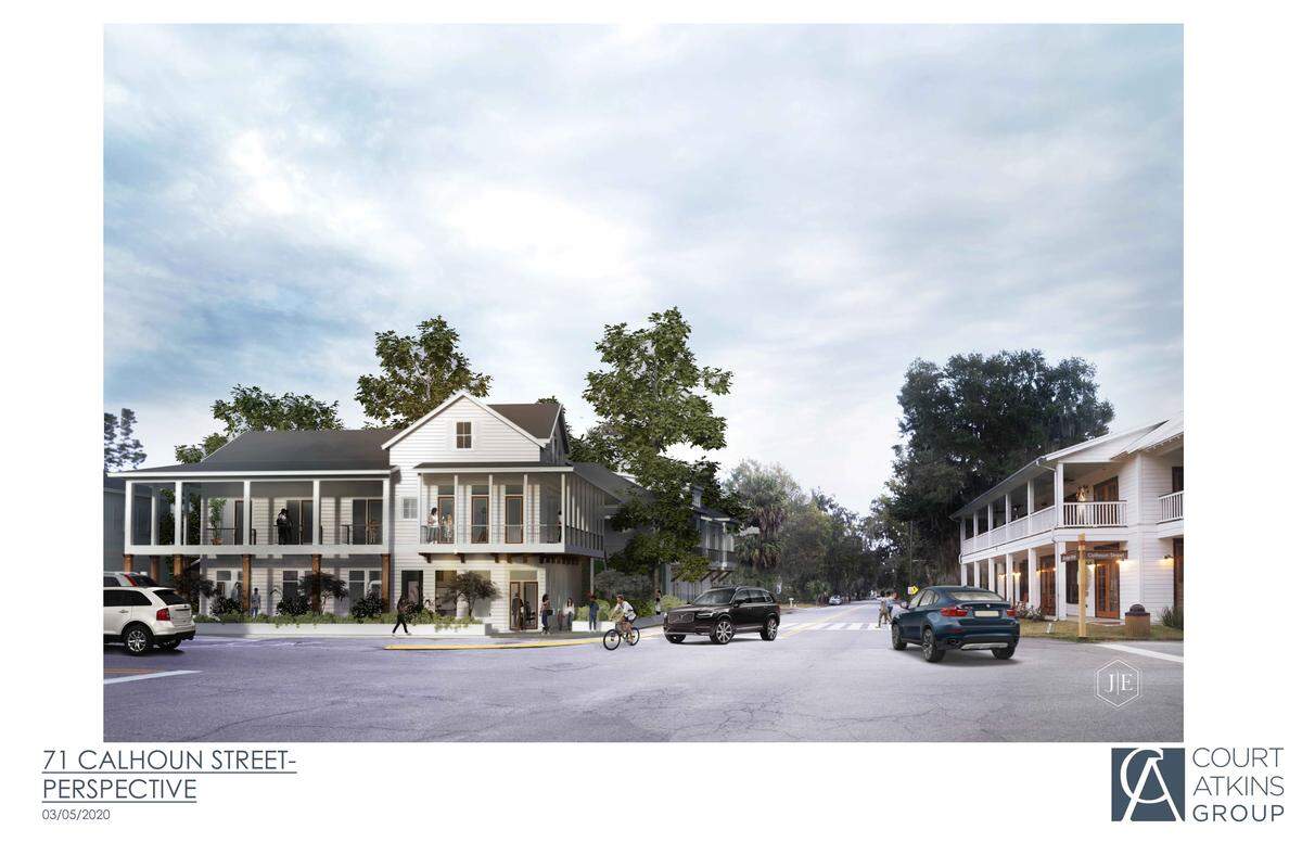 Building plans for 71 Calhoun Street.