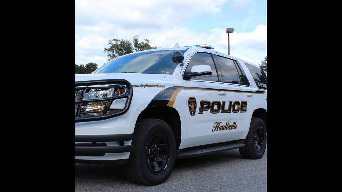 Hardeeville police vehicle