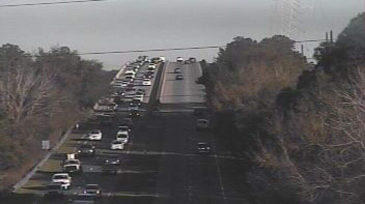 Traffic going onto Hilton Head on Thursday morning.