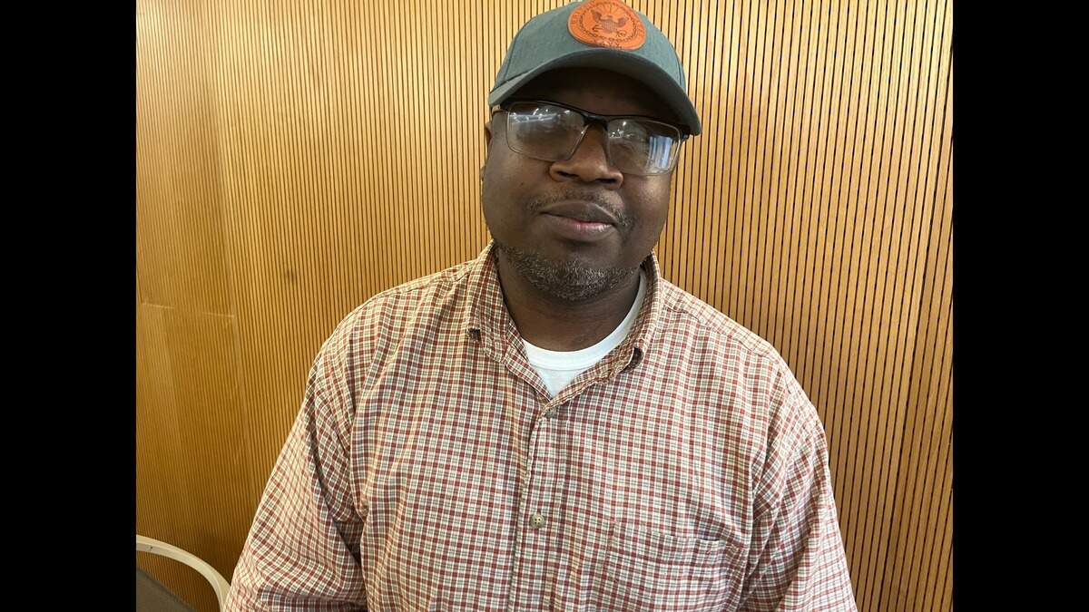 Marque Fireall of St. Helena Island was one of about 70 people who turned out for a meeting on a proposed 54,000 square foot cultural arts center and village entrepreneurial market. He supports it.
