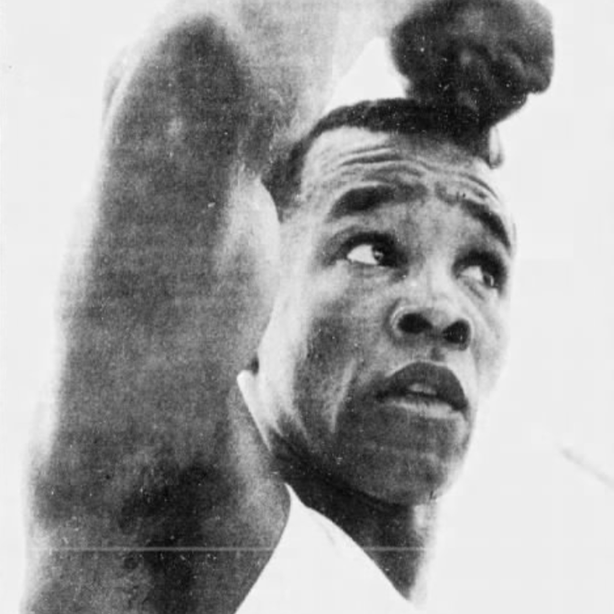 Sugar Ray Leonard photographed during a 1987 training session on Hilton Head Island.