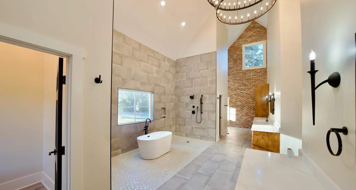 The new bathroom of 4147 Moselle Road.