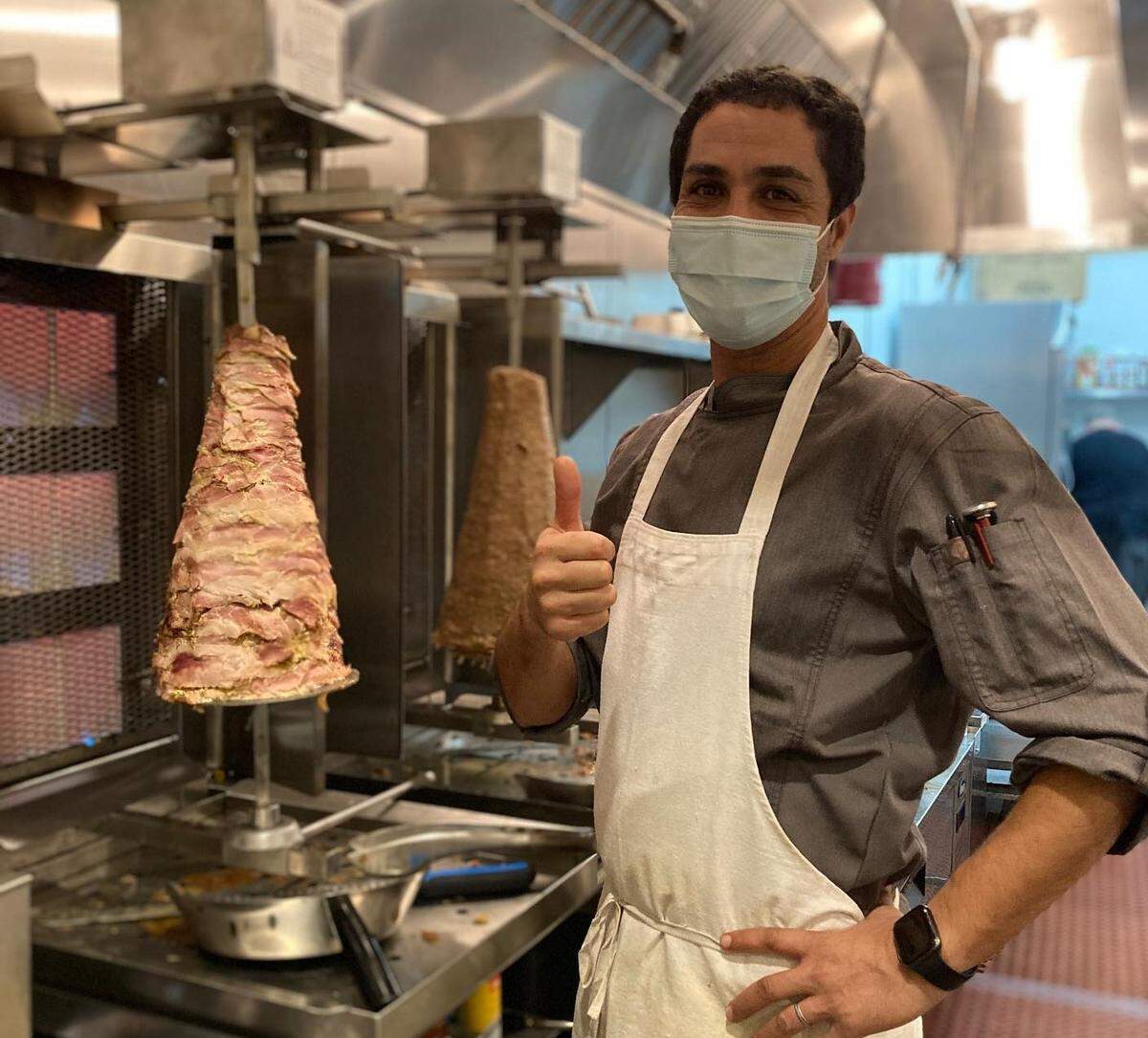 Chef Hicham Elmadi of Casablanca Mediterranean Grill on Hilton Head Island.