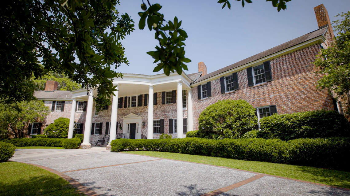 This luxurious $39.5M SC waterfront estate for sale has a stable and 16-car garage. Take a look