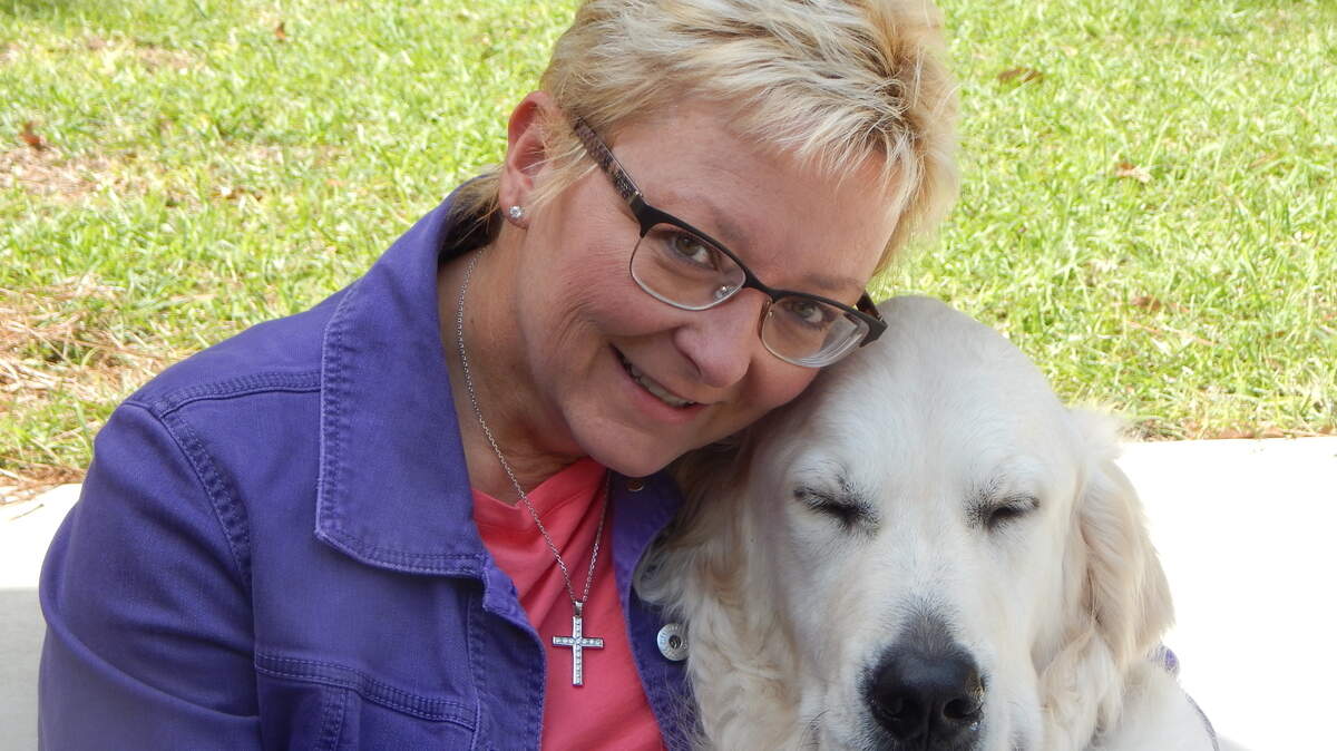 Pictured is Laurie Brown, founder and owner of Aunt Laurie's, an e-commerce gift-basket making company based in Bluffton.