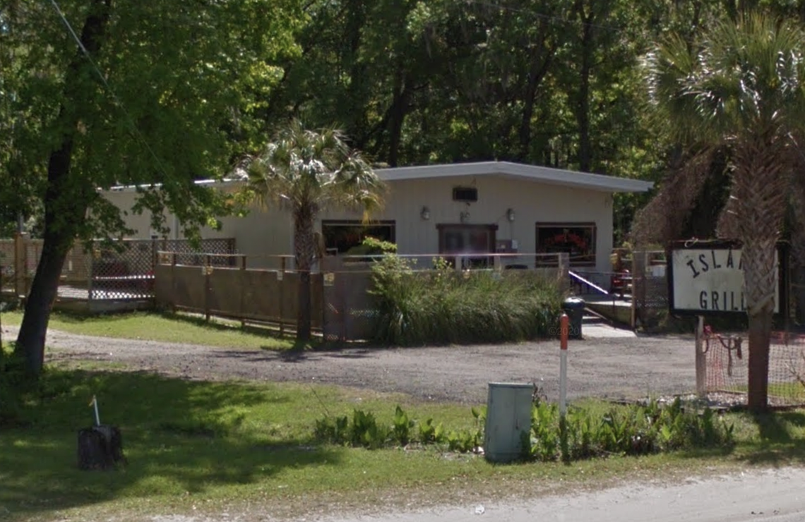 Gunshots were heard at Island Grill on St. Helena Island as the restaurant was closing early Sunday morning