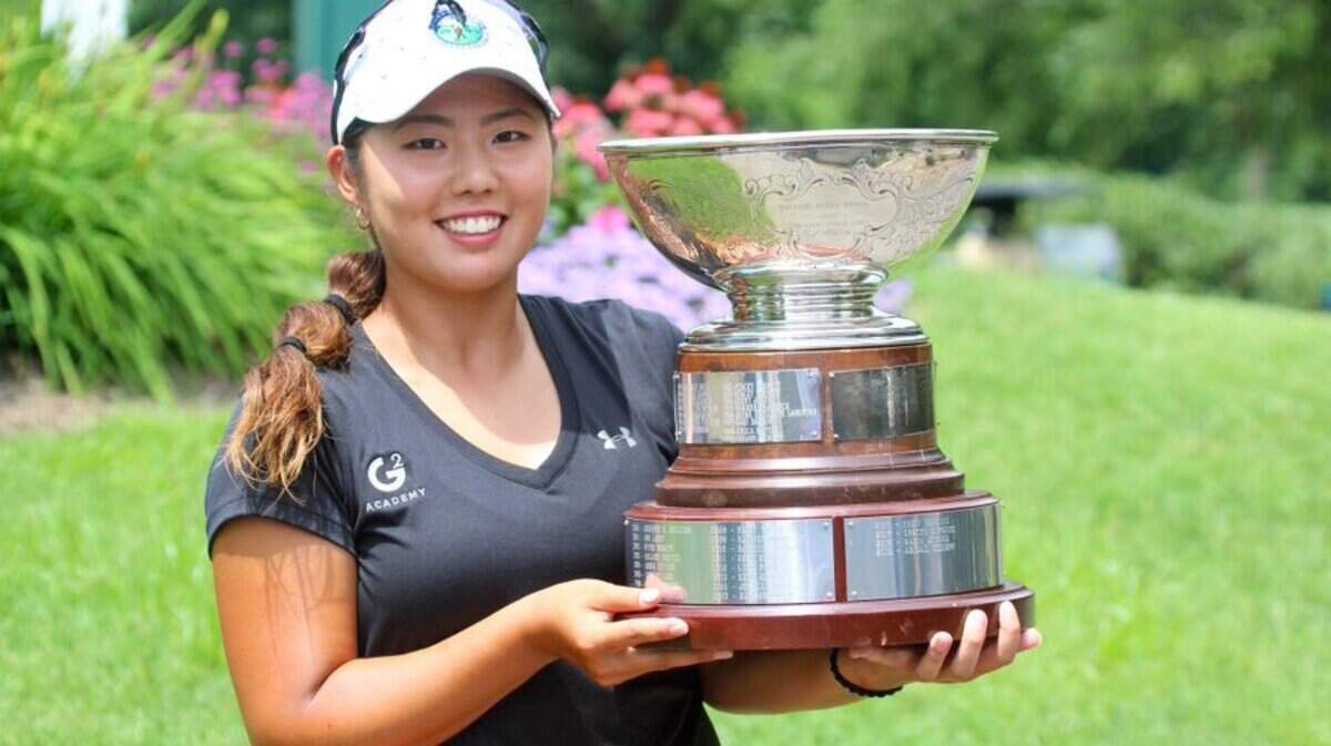 Hyo Joon Jang of Bluffton won the 64th annual Carolinas Junior Girls Championship at the Country Club of Asheville on Thursday, July 23, 2020.