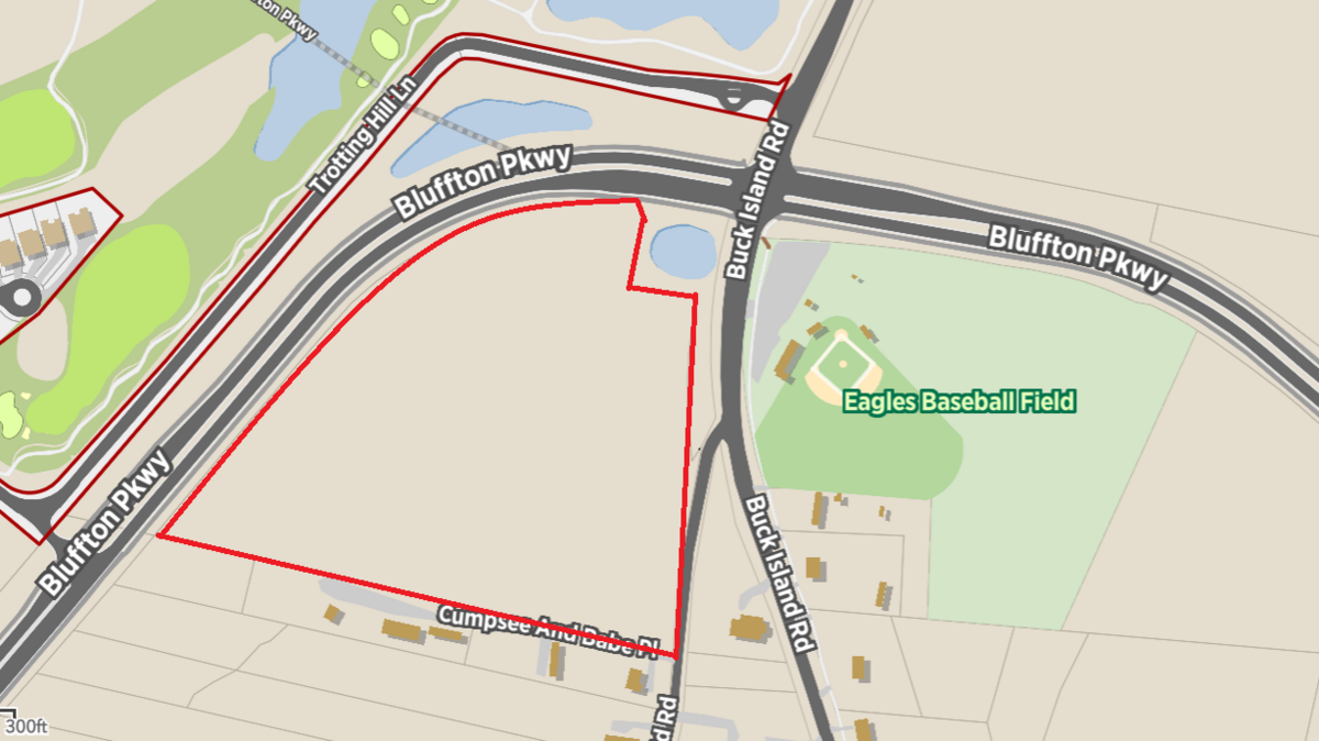 The town of Bluffton will pay $2.5 million for the property located at the intersection of Buck Island Road and Bluffton Parkway