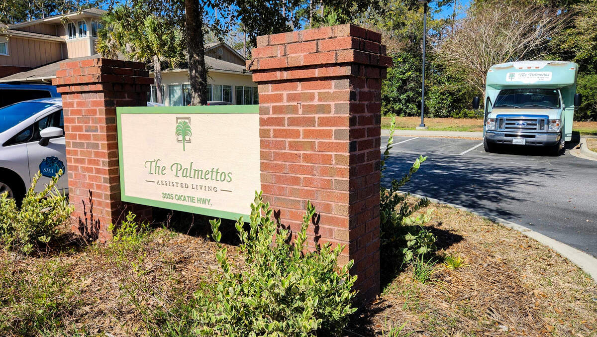 The Palmettos assisted living home along S.C. 170 north of Bluffton Parkway, as photographed on March 12, 2024 in Bluffton. National HealthCare Corporation, the residence’s parent company, owns dozens of health care facilities across the country, including 18 specializing in elder care and respite in South Carolina.