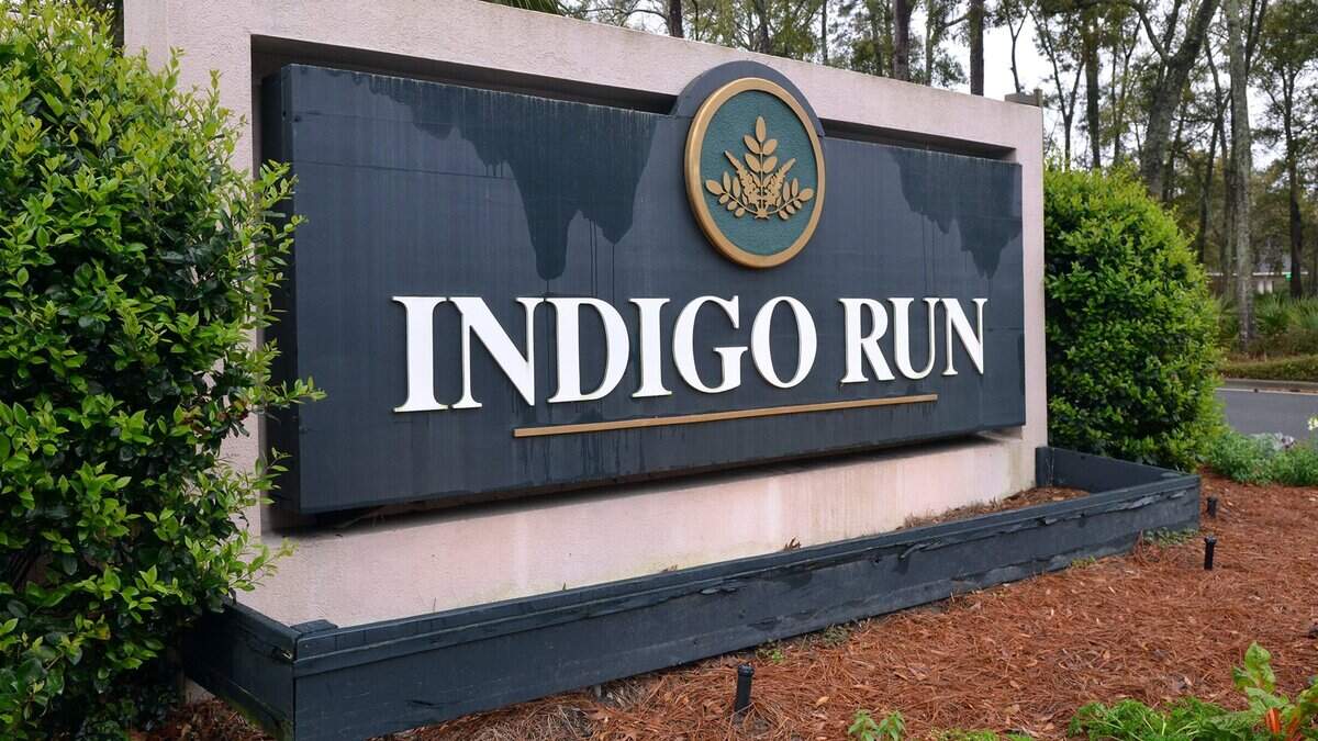 Sign on U.S. 278 on Hilton Head Island at the entrance to Indigo Run neighborhood.