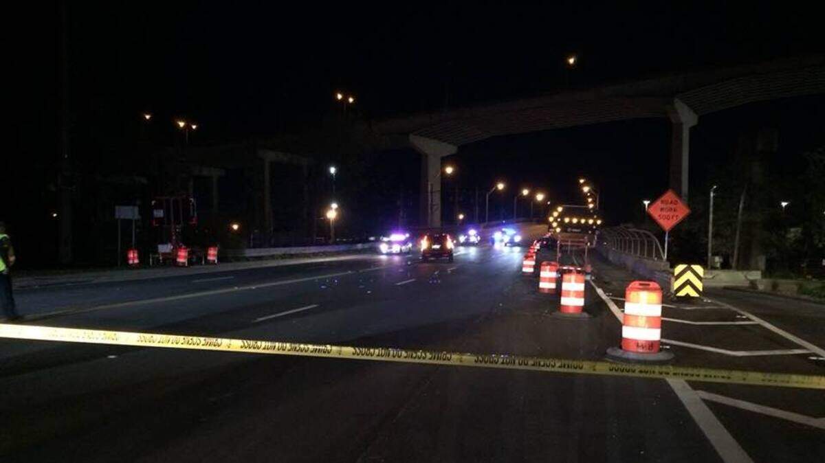 A portion of W. Bay Street in Savannah was closed after a pedestrian was struck by a vehicle early Saturday.