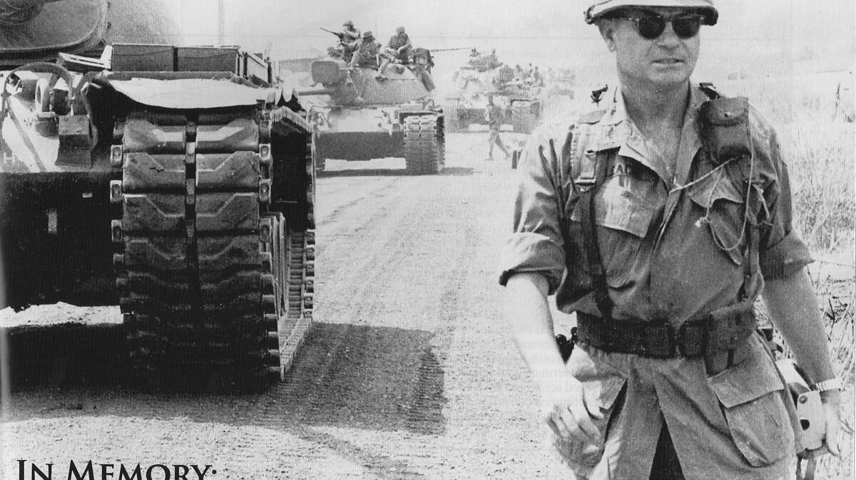 Col. Leach in Vietnam, 1969.