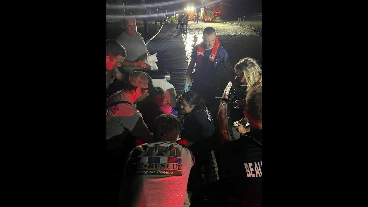 At least one person, a minor, was injured in the crash, according to SCDNR spokesperson Greg Lucas