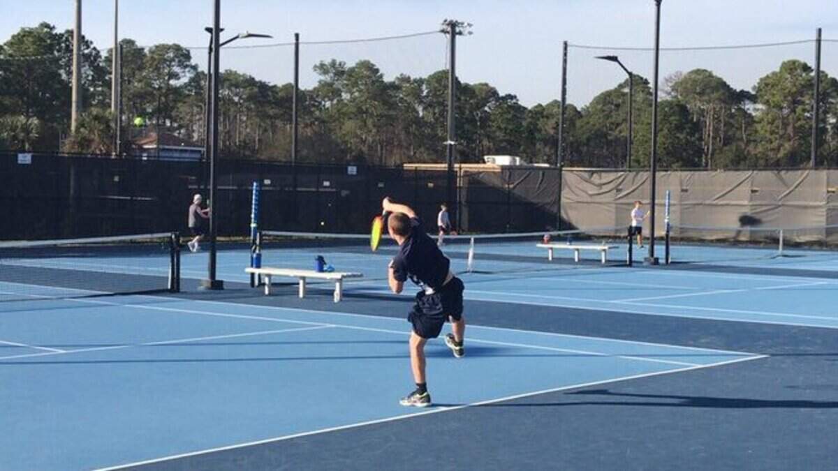 Hilton Head Island defeated Hilton Head Christian in boys tennis action March, 7, 2019