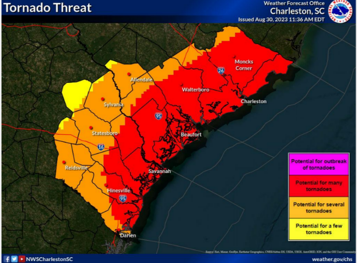 Tornado threat