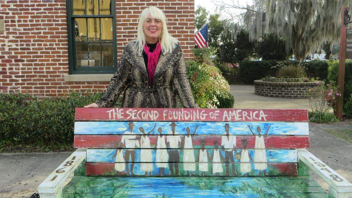 In Beaufort, top artists paint benches. You could finance this ‘functional art.’